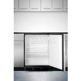 Summit Appliance Div. AL752BKBISSHV Summit  ADA Comp Built in Undercounter Refrigerator 5.5 Cu. Ft. Black image.