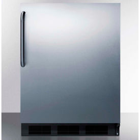 Summit Appliance Div. FF7BKBISSTBADA Summit  ADA Comp Built in Undercounter Refrigerator 5.5 Cu. Ft. Black/Stainless Steel image.