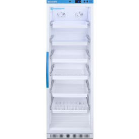 Summit Appliance Upright Vaccine Refrigerator, 15 Cubic Ft Cap., Removable Drawers Shelf, Glass Door
