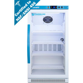 Summit Appliance Div. ARG31PVBIADA456 Accucold ADA Height Vaccine Refrigerator, 2.83 Cu.Ft. Capacity, Glass Door image.