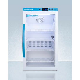 Summit Appliance Div. ARG3PV Accucold Pharma-Vac Performance Series Counter Height Refrigerator, 3 Cu.Ft, Glass Door image.