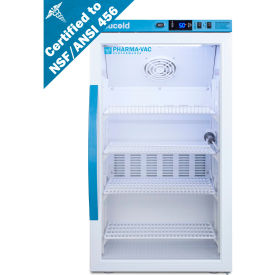 Summit Appliance Div. ARG3PV456 Accucold Counter Height Vaccine Refrigerator, 3 Cu.Ft. Capacity, Glass Door image.