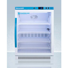Summit Appliance Div. ARG6PV Accucold Pharma-Vac Performance Series ADA Height Vaccine Refrigerator, 6 Cu.Ft., Glass Door image.
