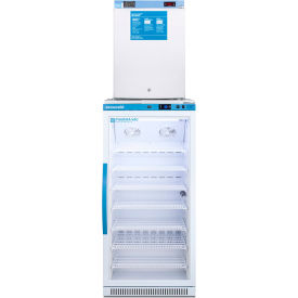Summit Appliance Div. ARG8PV-FS30LSTACKMED2 Accucold® All-Refrigerator/Freezer Combination, 9.8 Cu.Ft. Capacity, Glass Door image.