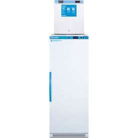 Summit Appliance Div. ARS12PV-FS24LSTACKMED2 Accucold® All Refrigerator & Freezer Combination, 13.4 Cu. Ft. Capacity, Solid Door image.
