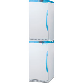 Summit Appliance Div. ARS32PVBIADA-AFZ2PVBIADASTACKLHD Accucold 20" Wide Series Refrigerator & Freezer Comb., LHD, Solid Door, 5.3 Cu. Ft. Capacity, White image.