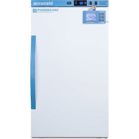Summit Appliance Div. ARS3PVDL2B Accucold Counter Height Vaccine Refrigerator, 3 Cubic Ft,  19"W x 19"D x 34"H, Solid Door image.