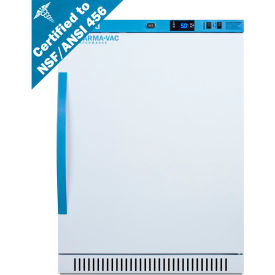 Summit Appliance Div. ARS6PV456 Accucold ADA Height Vaccine Refrigerator, 6 Cu.Ft. Capacity, 115 lb. Weight, Solid Door image.