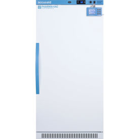Summit Appliance Upright Vaccine Refrigerator, 8 Cubic Ft Cap., Wire Shelves, Solid Door