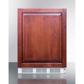 Summit Appliance Div. CT661WBIIF Summit Built In Undercounter Refrigerator Freezer w/ Panel Ready Door, 5.1 Cu. Ft. Cap., White image.