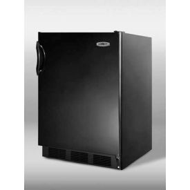 Summit Appliance Div. CT66BKADA Summit-ADA Comp Refrigerator-Freezer In Black For Freestanding Use, Cycle Defrost image.