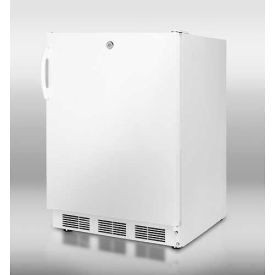 Summit Appliance Div. CT66LWADA Summit-ADA Comp Refrigerator-Freezer In White For Freestanding Use, Cycle Defrost image.