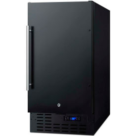 Summit Appliance Div. FF1843B Summit 18" Wide Built-In All-Refrigerator, 17-3/4"W x 24"D x 34-1/4"H, 2.7 Cu.Ft image.