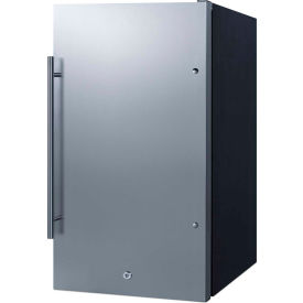 Summit Appliance Div. FF195 Summit Shallow Depth Built-In All-Refrigerator, 19"W x 17-1/4"D x 33"H, 3.13 Cu.Ft image.