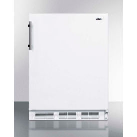 Summit Appliance Div. FF61WBI Summit  Built In Undercounter All Refrigerator 5.5 Cu. Ft. White image.