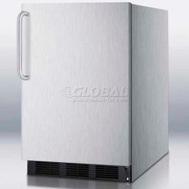 Summit Appliance Div. FF6BK7CSS Summit-Built-In Undercounter All-Refrigerator, Complete Stainless Steel image.