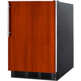Summit Appliance Div. FF6BKBI7IF Summit-Built-In Undercounter All-Refrigerator, Auto Defrost, Deluxe Interior, Black image.