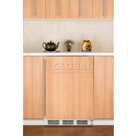 Summit Appliance Div. FF6WBIIFADA Summit  ADA Comp Built in Undercounter Refrigerator 5.5 Cu. Ft. White image.