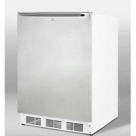 Summit Appliance Div. FF6LW7SSHHADA Summit-ADA Comp All-Refrigerator For Freestanding ,, S/S Door, Lock image.