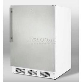 Summit Appliance Div. FF6LW7SSHVADA Summit-ADA Comp All-Refrigerator For Freestanding Use,, S/S Door, Thin Handle, Lock image.