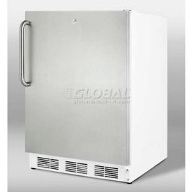 Summit Appliance Div. FF6LW7SSTBADA Summit-ADA Comp All-Refrigerator For Freestanding Use,, S/S Door,, Lock image.