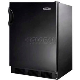 Summit Appliance Div. FF7BK Summit -Freestanding All-Refrigerator, Auto Defrost, Black image.