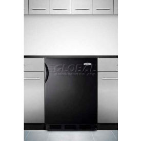 Summit Appliance Div. FF7BKBI Summit  Commercial Built In Undercounter All Refrigerator 5.5 Cu. Ft. Black image.