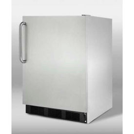 Summit Appliance Div. FF7BKCSSADA Summit-32"H ADA Comp Refrigerator, Complete Stainless Steel Exterior image.