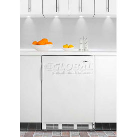 Summit Appliance Div. FF7WBI Summit  Built In Undercounter All Refrigerator 5.5 Cu. Ft. White image.