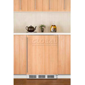 Summit Appliance Div. FF7WBIIF Summit  Built In Undercounter All Refrigerator 5.5 Cu. Ft. White image.