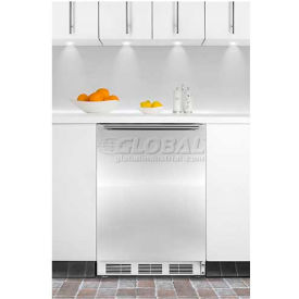 Summit Appliance Div. FF7WBISSHH Summit  Commercial Built In Undercounter Refrigerator 5.5 Cu. Ft. White/Stainless Steel image.