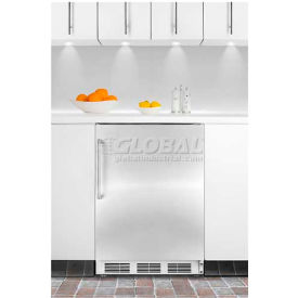 Summit Appliance Div. FF7WBISSTBADA Summit-32"H Refrigerator, Built-In, Under ADA Counters, S/S Door image.