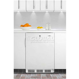 Summit Appliance Div. FF7LWBIADA Summit-32"H All-Refrigerator For Built-In Use Under ADA Comp Counters, Front Lock image.