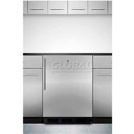 Summit Appliance Div. FF7LBLKBISSHVADA Summit-32"H All-Refrigerator For Built-In Under ADA Comp Counters, Black image.