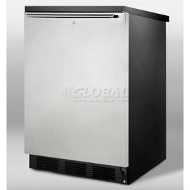 Summit Appliance Div. FF7LBLKSSHH Summit  Freestanding All Refrigerator 5.5 Cu. Ft. Black image.