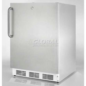 Summit Appliance Div. FF7LWCSS Summit  Commercial Built In Undercounter Refrigerator W/Lock 5.5 Cu. Ft. Stainless Steel image.