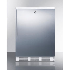 Summit Appliance Div. FF7LWSSHV Summit  Freestanding Refrigerator W/Lock 5.5 Cu. Ft. White image.