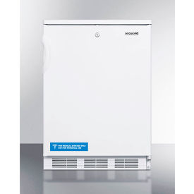 Summit Freestanding All Refrigerator W/Lock 5.5 Cu. Ft. White