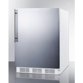 Summit Appliance Div. FF7WSSHV Summit  Freestanding Undercounter Refrigerator, 5.5 Cu. Ft. White image.