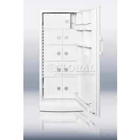 Summit Appliance Div. FFAR10LOCKER Summit-10.1 Cubic Feet. All-Refrigerator, Nine Interior Locking Compartments image.