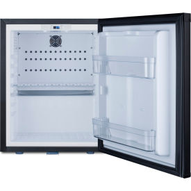 Summit Appliance Div. MB12B Summit Compact Minibar W/ Solid Door & Front Lock, 15-7/8"W X 17-1/4"D X 20-1/4"H image.