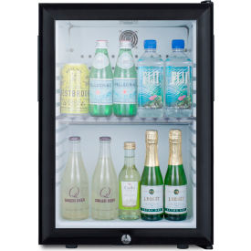 Summit Appliance Div. MB27G Summit Compact Minibar W/ Glass Door & Front Lock 15-7/8"W X 19"D X 22-1/4"H image.