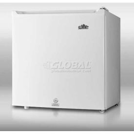 Summit Appliance Div. S19LWH Summit Compact Refrigerator/Freezer, White, 1.7 Cubic Feet Capacity image.