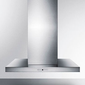 Summit Appliance Div. SEIH1536CV3 Summit-Island Range Hood, Stainless Steel, 23-5/8" x 35-3/8" x 32" image.