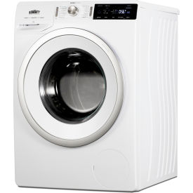Summit Appliance Div. SLW241W Summit Appliance Washer, 14 Wash Programs, 24" Wide, 208-240V, Built-In/Freestand Use, White image.