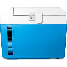 Summit Appliance Div. SPFZ25M Accucold® Portable Freezer w/ AC Adapter, Lock & Travel Trolly, 0.88 Cu. Ft. Capacity, Blue image.