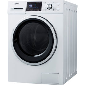Summit Appliance Div. SPWD2202W Summit Appliance Washer/Dryer Combo Unit, 24" Wide, 115V For Non-Vented Use, White image.