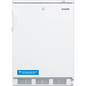 Summit Appliance Div. VT65MLBI Accucold® Built In Under Counter All Freezer, 3.5 Cu. Ft. Capacity, White image.