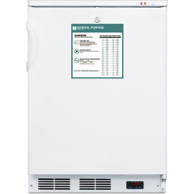 Summit Appliance Div. VT65MLGP Accucold® General Purpose All Freezer, 3.5 Cu. Ft. Capacity, White image.