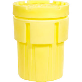 Spill Tech Environmental A65OVER SpillTech® 65 Gallon OverPack Salvage Drum with Lid A65OVER - Polyethylene - Yellow image.